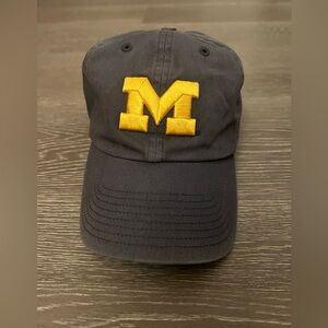 47 brand Michigan unstructured cleanup hat in vintage navy